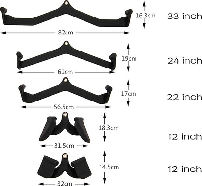 Multifunctional Home Gym System Workout Station Multiple Grip Handles, 5-Piece Combo