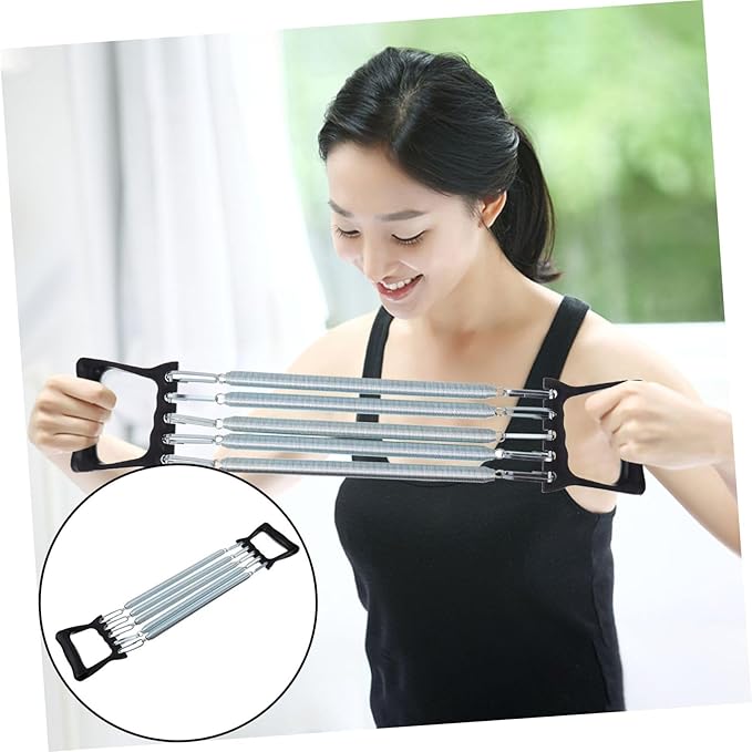 Kisangel 1pc Spring Chest Expander Arm Strength Exercise 5 Springs