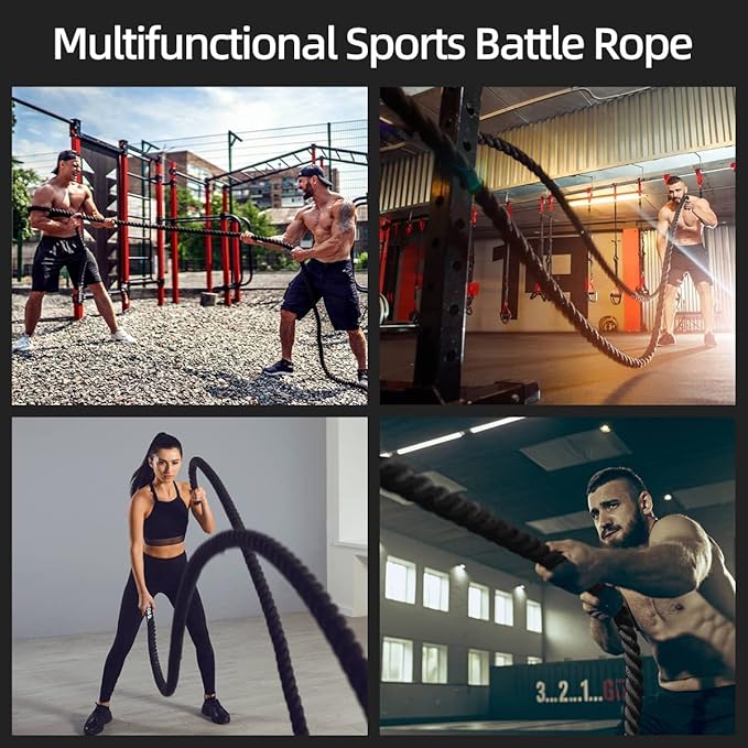 Battle Ropes 1.5 inch 30 ft - Polyester