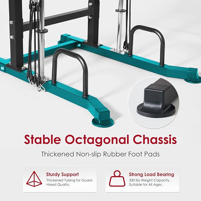 SogesPower Power Tower Dip Station Pull Up Bar