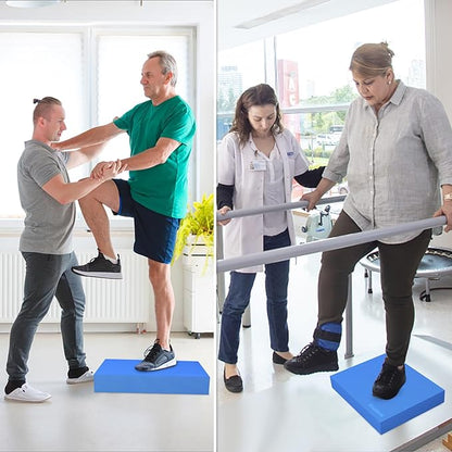 Balance Pad 19.8 * 15.7 * 2.4",XL Balance Pad for Physical Therapy,Extra Large Foam Balance Board Stability Pad for Rehabilitation Core Training Stretching Mobility