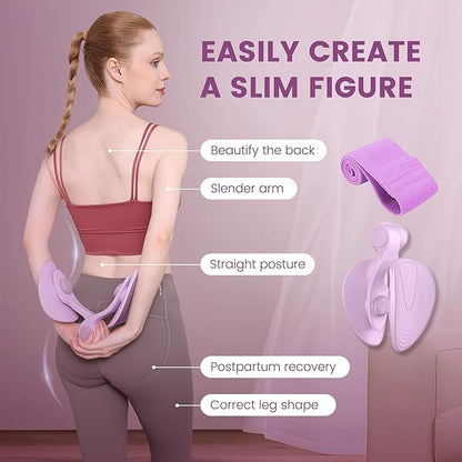 Thigh Master Thigh Exerciser，Thigh Toner，Inner Thigh Exercise Equipment，Kegel 26 Pounds