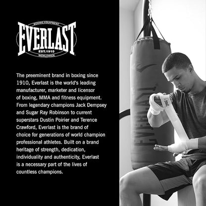 Everlast Elite 2 & Prime Punching Bag – Durable PVC Boxing Bag & Equipment for MMA, Kickboxing, Muay Thai, Home Gym Training