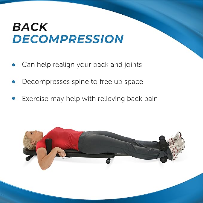 Stamina InLine Back Stretch Bench Upper and Lower 250 lbs