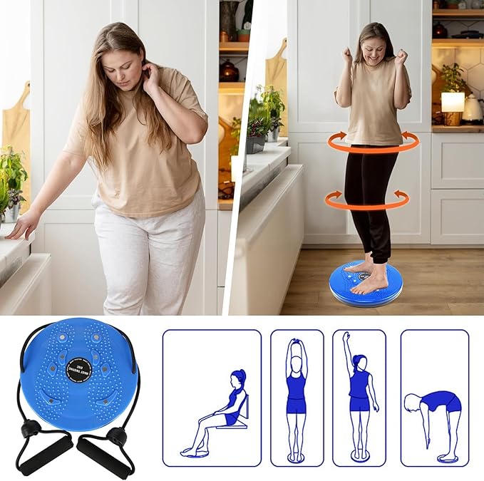 Waist Whisper Disc Ab Twister Board for Exercise