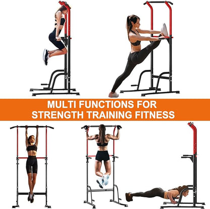 ONETWOFIT Regular Model Power Tower Pull Up Bar Station 330LBS