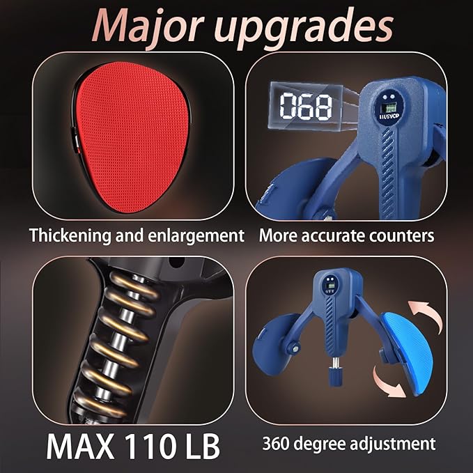 Thigh Master 0-110 lbs Adjustable Resistance Inner Thigh Exerciser