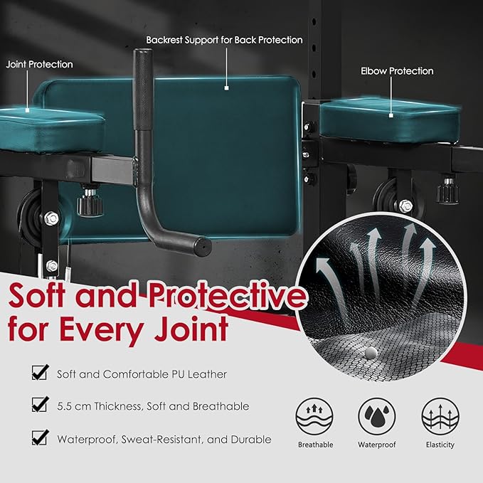 SogesPower Power Tower Dip Station Pull Up Bar