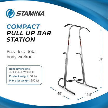 Stamina Power Tower - Dip Bar Pull Up 250 lbs