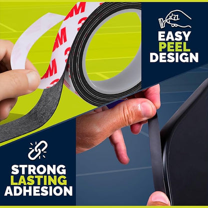 PRO-Grade Weighted Tungsten Tape for Pickleball Paddles, Tennis Rackets or Golf Clubs | Non-Toxic | 60inches