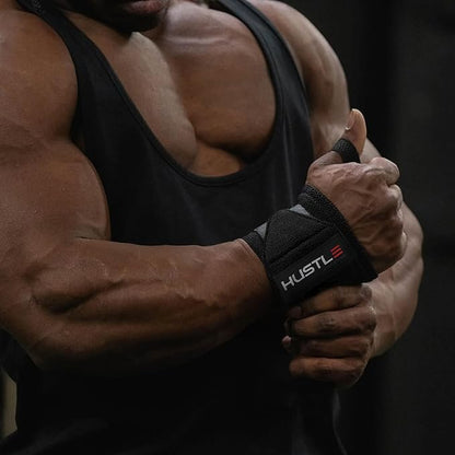 Wrist Wraps for Weightlifting (USPA Approved) - 18" or 12" Premium Quality Weight Lifting Wrist Straps - Best Gym Wrist Wraps with Thumb Loop for Powerlifting & Weight Training for Men & Women