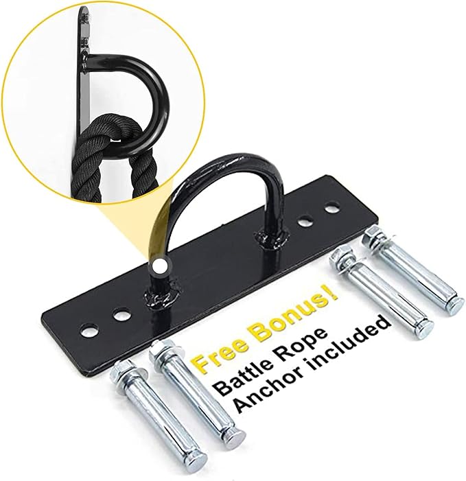 POWER GUIDANCE Battle Rope 1.5/2 Inch 30, 40, 40, 50Ft 50Ft Length