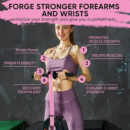 Forearm Strengthener and Wrist Roller 43.3 inch 51.2 inch