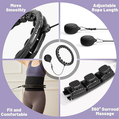Weighted Fit Hoop Plus Size for Adult Weight Loss 32 Detachable 2 in 1, Great