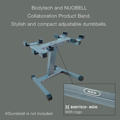 x NUOBELL Collaboration Product, Adjustable Dumbbell Rack and Stand.Dumbell Rack for Nuobell Dumbbells only