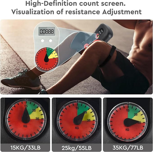 Keria Thigh Master Thigh Exerciser Kegel Leg Stretcher 0-77LB ,Enhanced