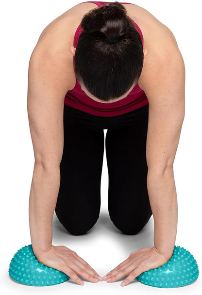 OPTP LO ROX Aligned Life Domes (Pair) - Textured Balance Pods - Stability and Balance Training Equipment - Sensory and Self-Massage Tools - by Lauren Roxburgh