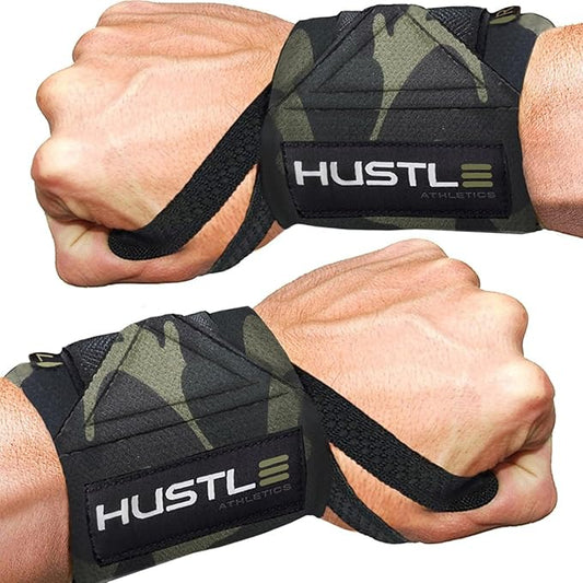 Wrist Wraps for Weightlifting (USPA Approved) - 18" or 12" Premium Quality Weight Lifting Wrist Straps - Best Gym Wrist Wraps with Thumb Loop for Powerlifting & Weight Training for Men & Women