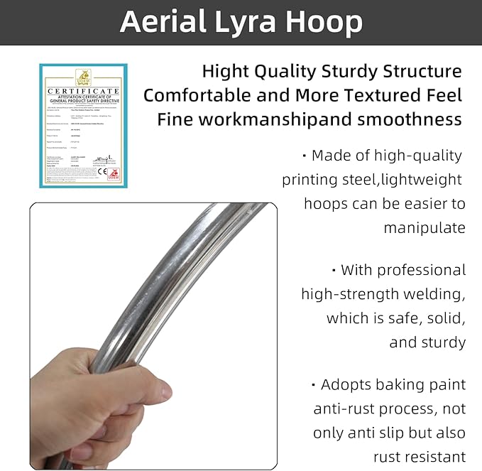 PRIOR FITNESS Aerial Hoop Set