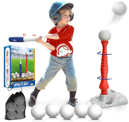 EagleStone T Ball Sets for Kids 3-5 5-8, Tee 6 Large 3-12 Years
