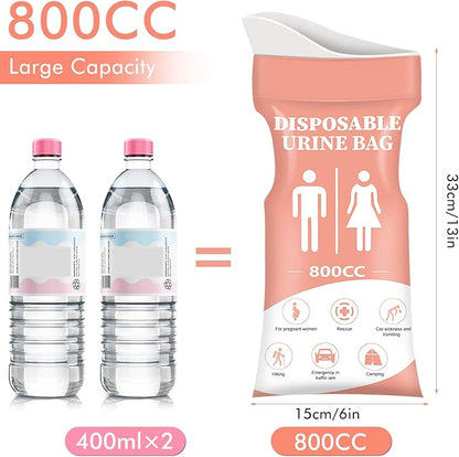 DIBBATU Disposable Urinal Bag 12 PCS 800ML Emergency