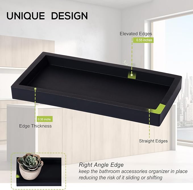 Bathroom Trays for Counter