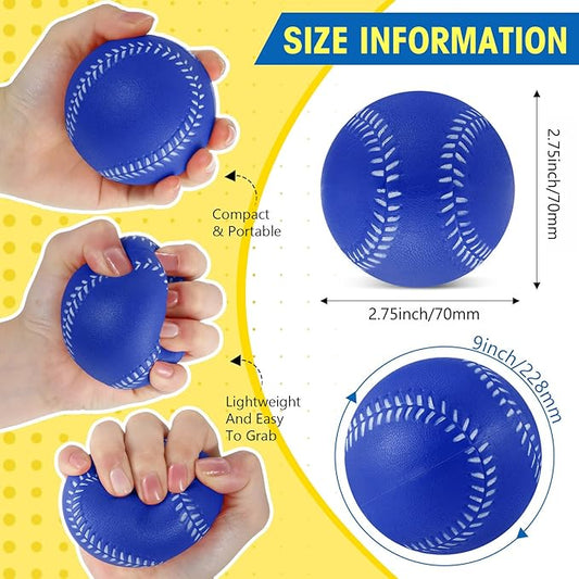 Outus 24 Pack 9 Inch Foam Baseballs Kids