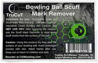 Creating the Difference Incredible Clean Kit | Bowling Ball Cleaner and Life Extender | Strongest Formula Available | Includes 8 oz Bottle Plus a Trucut Scuff Mark Remover & 10 DurablenX Towels