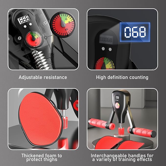 GROOFOO Thigh Master Thigh Exerciser with Counter