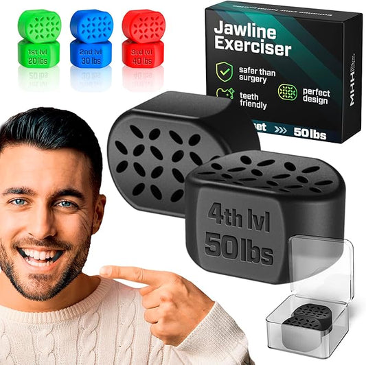 Jawline Exerciser for Men & Women - Powerful