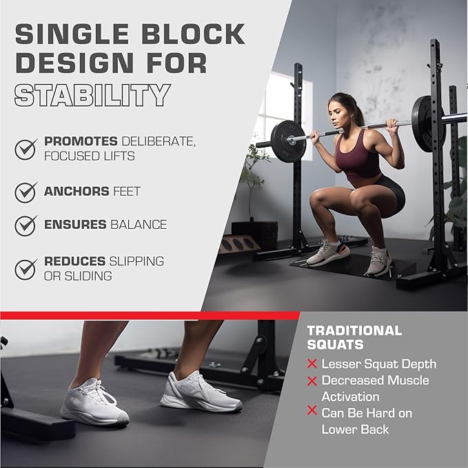 Squat Wedge Block - Squat Weight Lifting Wedges