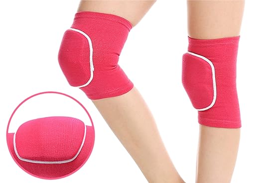 Men Women Protective Knee Pads, Anti-Slip Padded Sponge Knee Brace Knee Support for Football Volleyball Dance Skating Basketball Sports