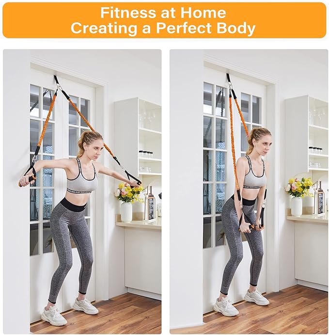BODY RHYTHM Portable Home Gym Workout Equipment - 150 lbs