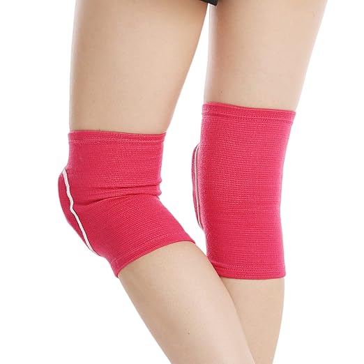 Men Women Protective Knee Pads, Anti-Slip Padded Sponge Knee Brace Knee Support for Football Volleyball Dance Skating Basketball Sports