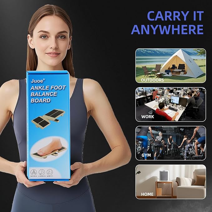 Ankle Foot Strengthener Trainer for Sprained Ankle,Balance Board,Stability Exercises,Physical Therapy,Plantar Fasciitis Relief,Posture Corrector,Balance Training,Anti Slip Wobble Board