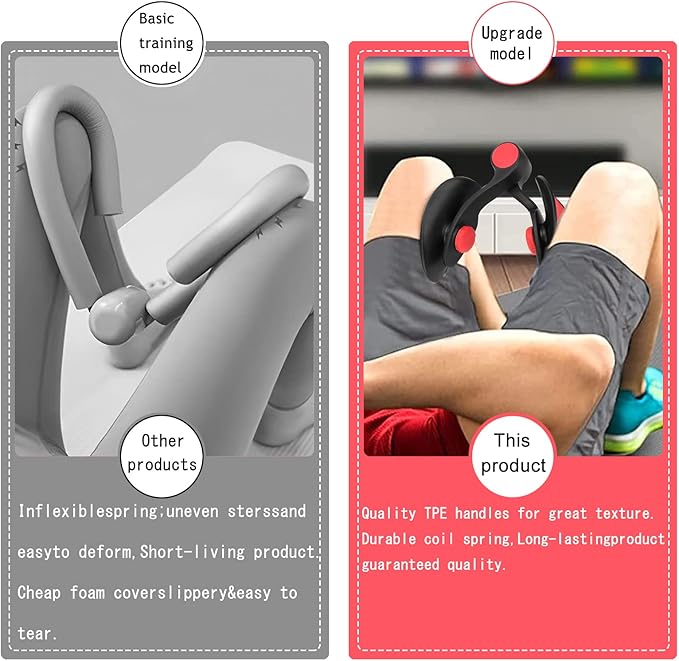 Thigh Master Hip Trainer Kegel Exerciser, Pelvic Floor Trainer for Postpartum Rehabilitation, Inner Thigh Trimmer, Toner Workout