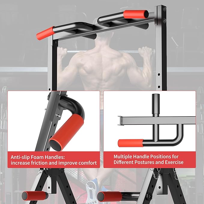 Power Tower Pull Up Bar Station