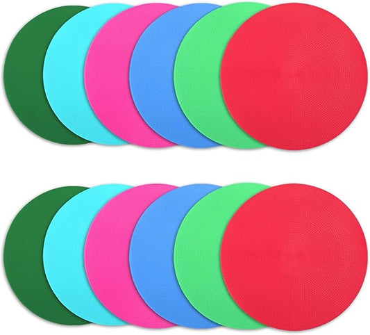 Poly Spot Markers 9 inch Non-Slip Rubber Agility