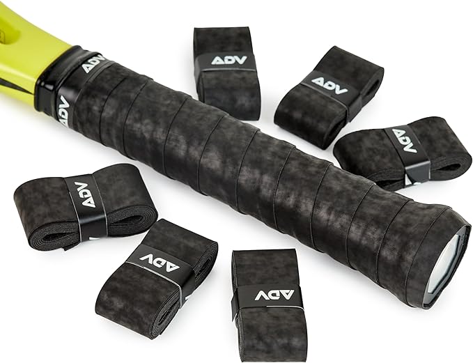 ADV Dry Tennis Overgrip Tape - 3, 12, 30, 60 Pack - FeltTac Tennis Racket Grip Tape - Ultra Absorbent Tennis Grip Tape - Comfort Tennis Racket Grips - Tennis Grips Overgrip