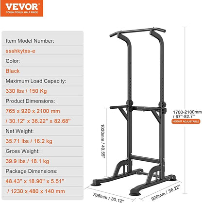 VEVOR Power Tower Dip Station