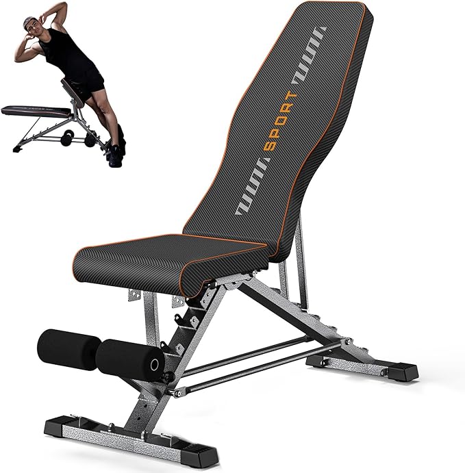 KUYOU Weight Bench 2 in 1 Workout