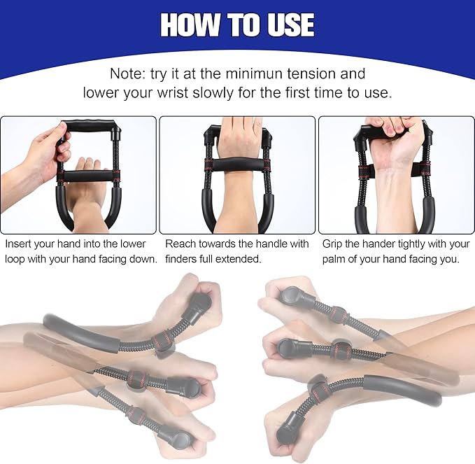 Dreyoo 2 Pack Wrist and Forearm Strengthener