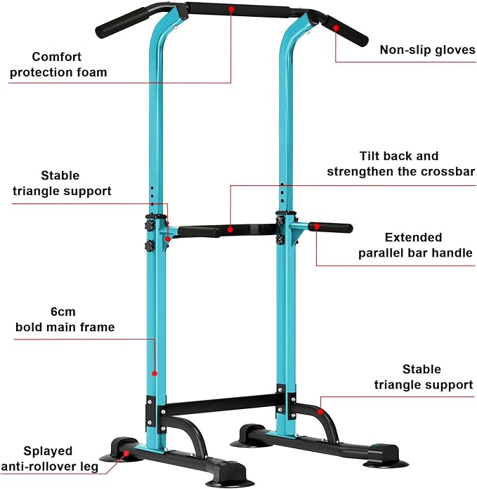 SogesHome Power Tower Pull Up Bar and Dip