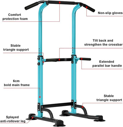SogesHome Power Tower Pull Up Bar and Dip