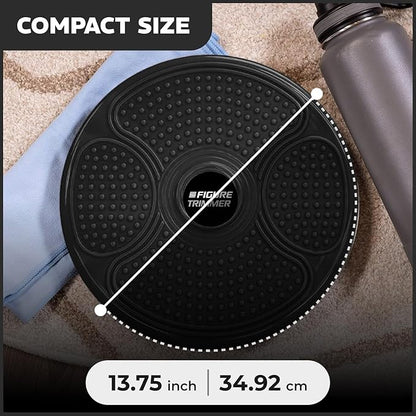 Core Abs Twister Board - Waist Sculptor Twister Board for Core & Ab Exercise - Waist Twisting Disc, Dizzy Disc Twist Board for Slimming Workout with 8 Magnets Reflexology