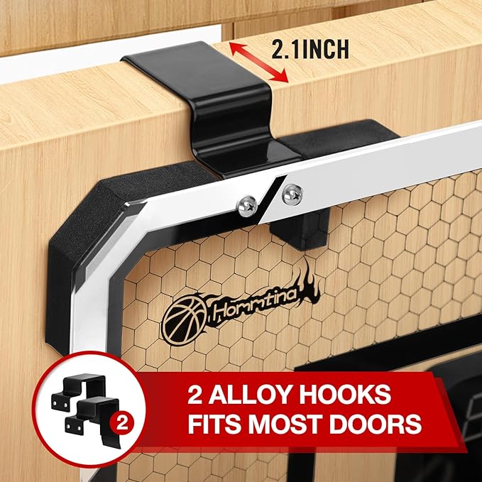 Hommtina Basketball Hoop Indoor Mini Basketball Hoop 3 Balls,