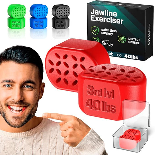 Jawline Exerciser for Men & Women - Powerful