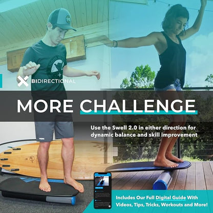 Revbalance Swell 2.0 - Surf & Paddle Balance Board Trainer