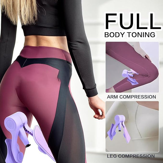 Thigh Master Hip Trainer Kegel Exerciser with Adjustable Baffle