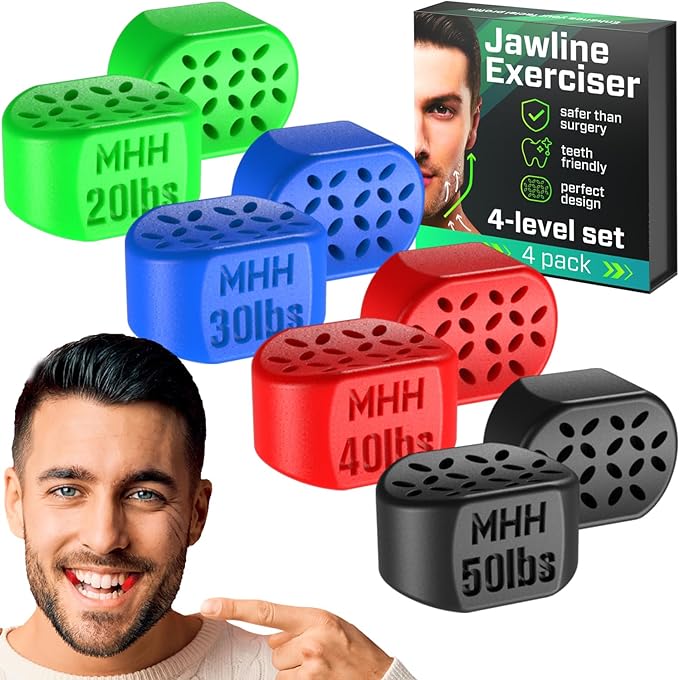 Jawline Exerciser for Men & Women - Powerful